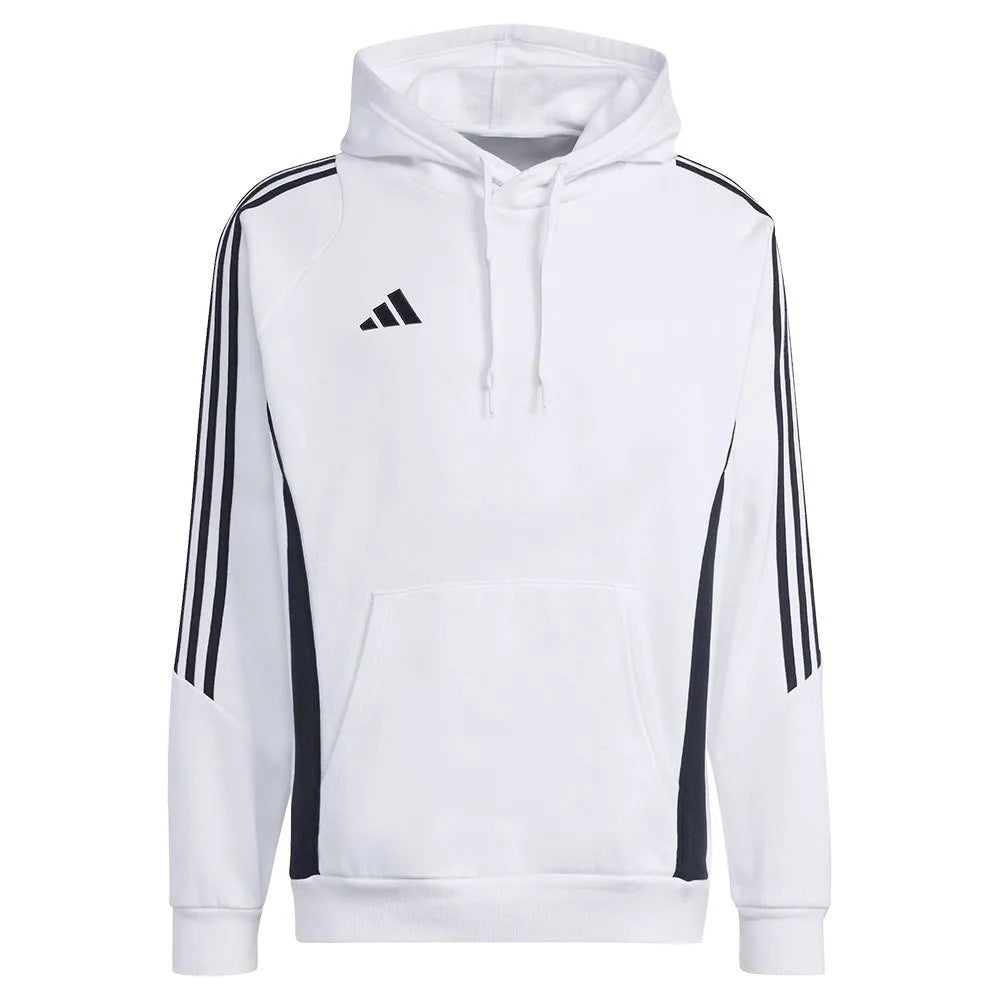 ADIDAS FELPA CON CAPPUCCIO TIRO24 SWHOOD INVERNALE COLORE BIANCO GRIGIO