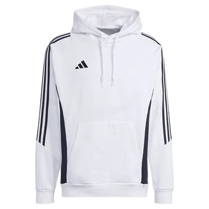 ADIDAS FELPA CON CAPPUCCIO TIRO24 SWHOOD INVERNALE COLORE BIANCO GRIGIO