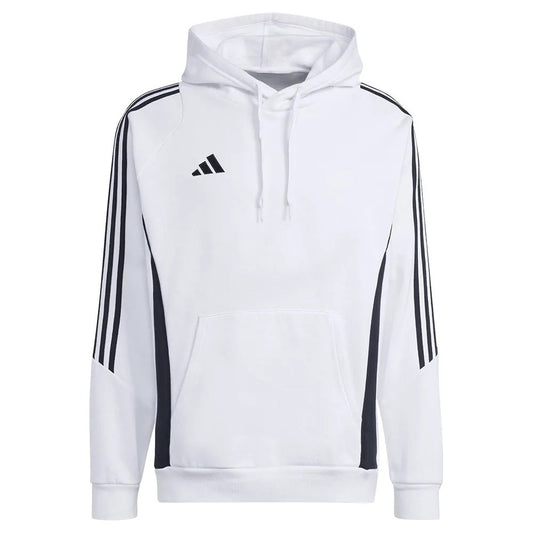 ADIDAS FELPA CON CAPPUCCIO TIRO24 SWHOOD INVERNALE COLORE BIANCO GRIGIO