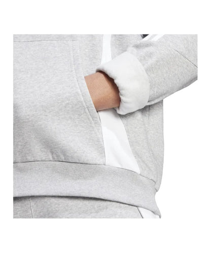 ADIDAS FELPA CON CAPPUCCIO TIRO24 SWHOOD INVERNALE COLORE BIANCO GRIGIO