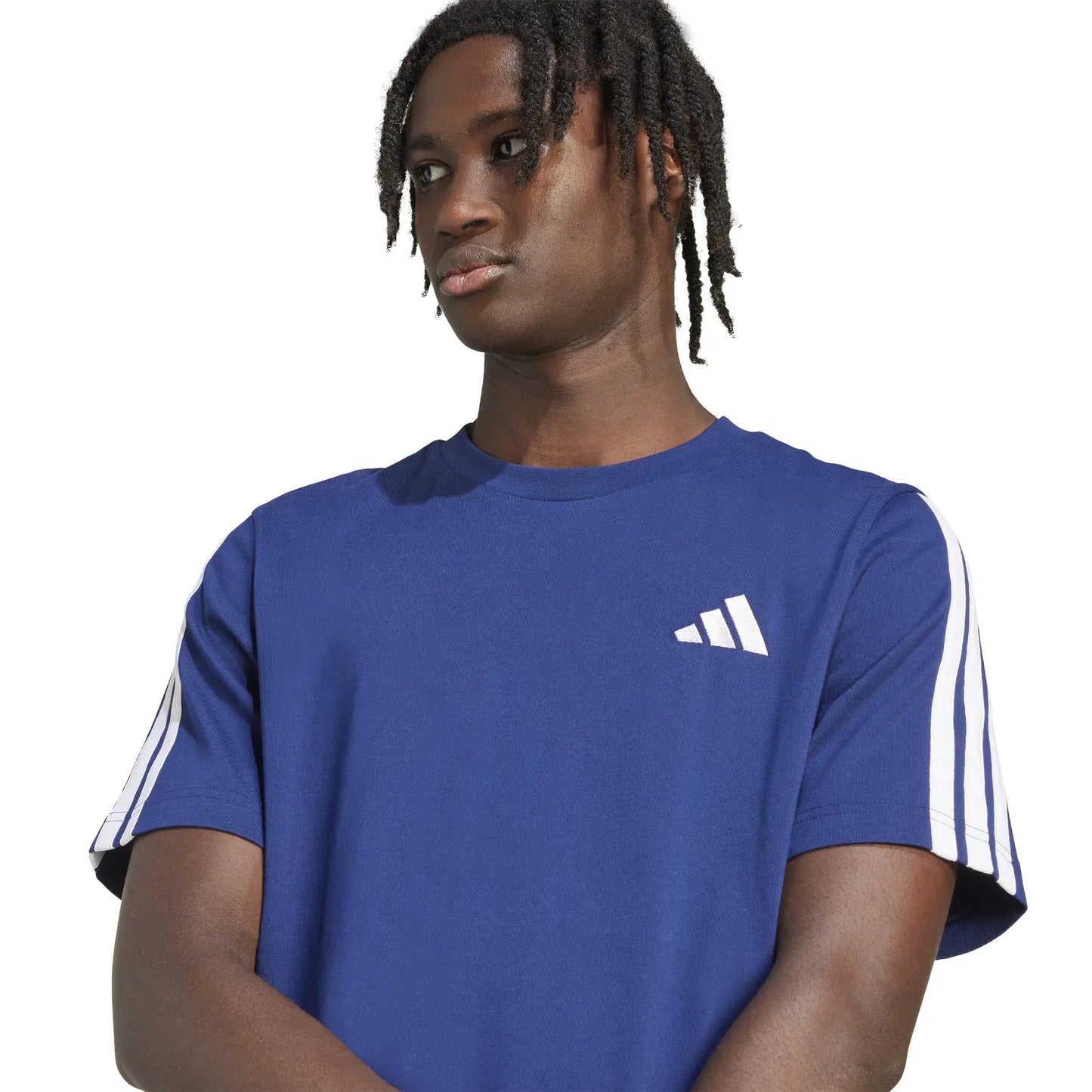 ADIDAS COTONE M3SSJ T-SHIRT JV6785 BIANCO BLU NERO