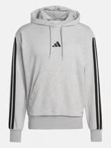 ADIDAS FELPA CON CAPPUCCIO UOMO PRIMAVERA GRIGIO NERO SENZA ZIP M 35 FT HD