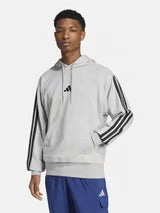 ADIDAS FELPA CON CAPPUCCIO UOMO PRIMAVERA GRIGIO NERO SENZA ZIP M 35 FT HD