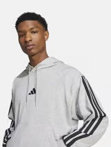 ADIDAS FELPA CON CAPPUCCIO UOMO PRIMAVERA GRIGIO NERO SENZA ZIP M 35 FT HD