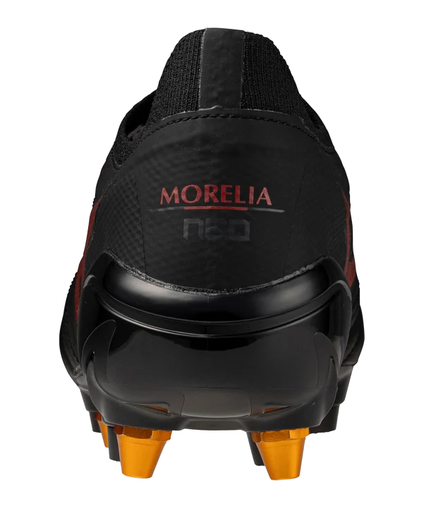 MIZUNO MORELIA NEO  IV BETA ELITE MIX SCARPE DA CALCIO TERRENI BAGNATI NERO ROSSO TACCHETTI INTERCAMBIABILI