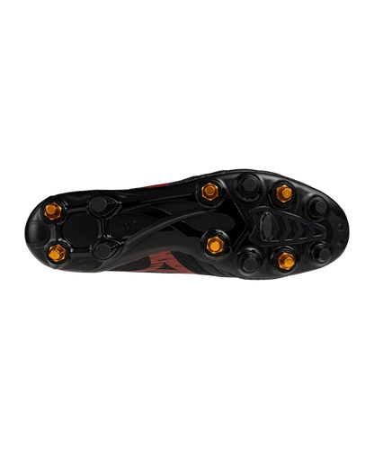 MIZUNO MORELIA NEO  IV BETA ELITE MIX SCARPE DA CALCIO TERRENI BAGNATI NERO ROSSO TACCHETTI INTERCAMBIABILI