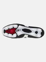 MIZUNO MORELIA II ELITE SCARPE IN PELLE TERRENI IN ERBA COLORE NERO BIANCO ROSSO