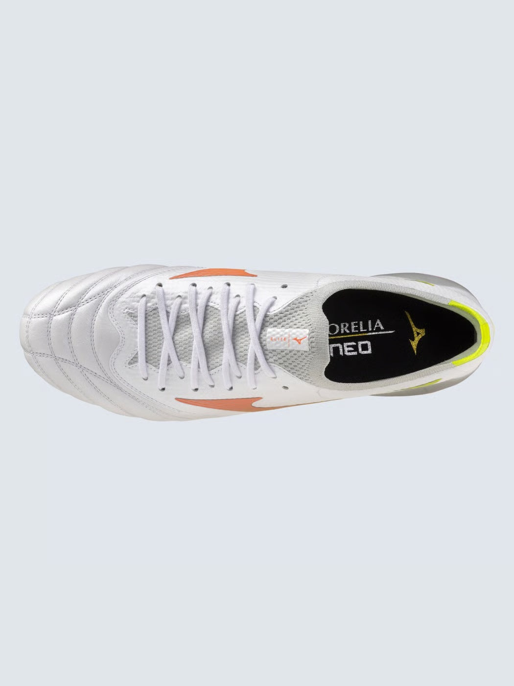 MIZUNO MORELIA NEO V BETA ELITE FG BIANCO ARANCIONE