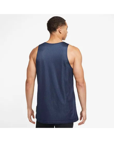 NIKE CANNOTTIERA DQ5731 DRI-FIT BLU NERA PALESTRA BASKET RUNNING